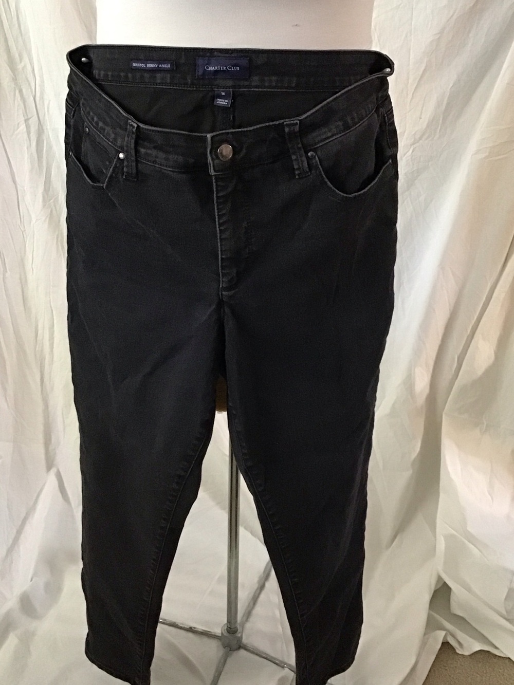Charter Club Black Skinny Jeans